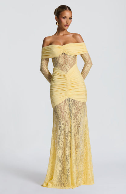 Libra™ Dress | Elegance sophisticated with lace and drapeado