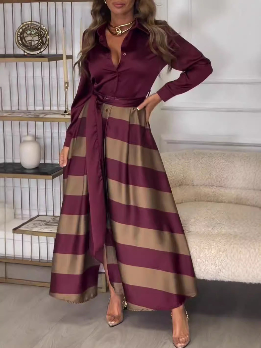 Dress Maxi Striped
