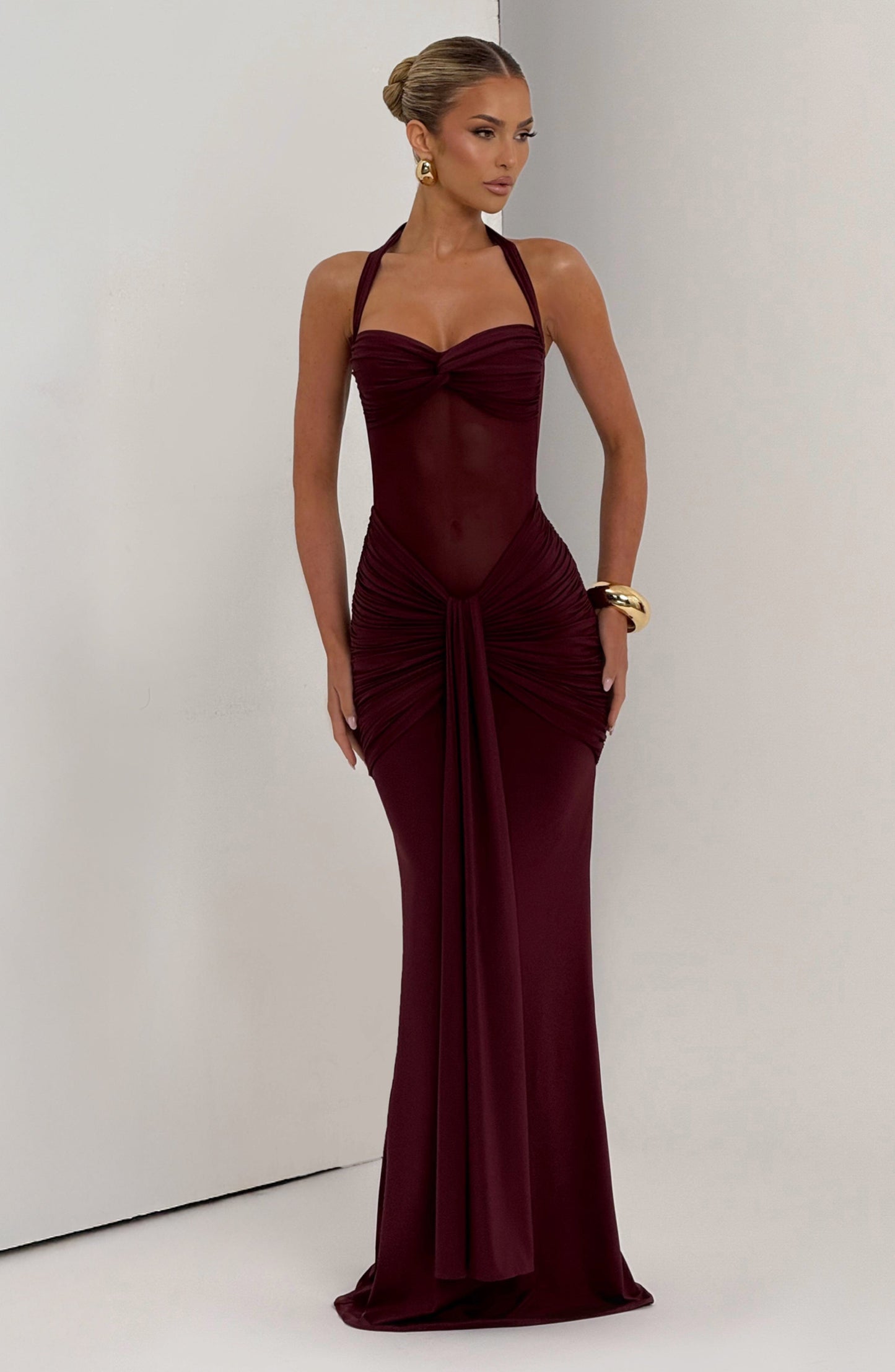 Yolanda™ Dress | Elegance sculpted with efecto drapeado
