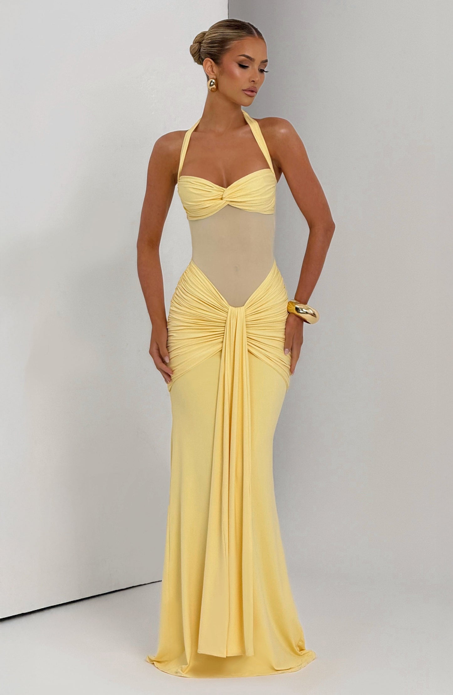 Yolanda™ Dress | Elegance sculpted with efecto drapeado